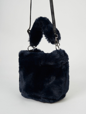 faux fur bag
