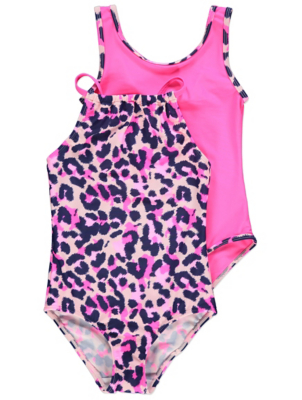 asda leopard print swimsuit