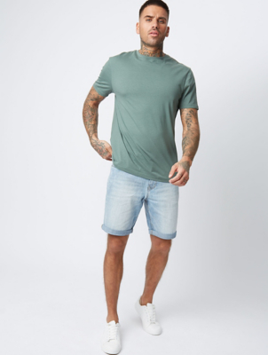 asda mens denim shorts