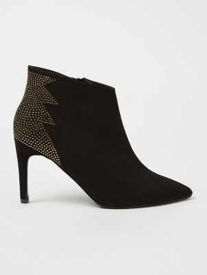 black ankle boots asda