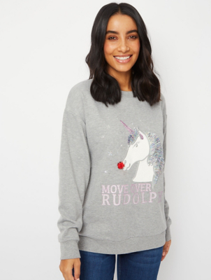 grey christmas sweatshirt