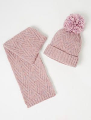 bobble hat and scarf