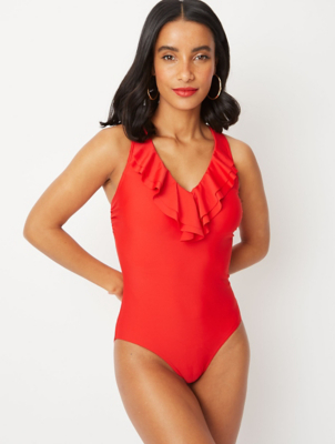 frill swimsuit