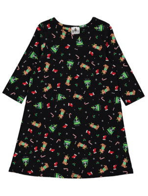 asda girls christmas dress