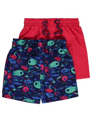 asda boys swim shorts