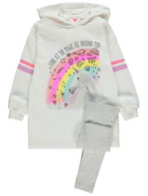 white unicorn hoodie