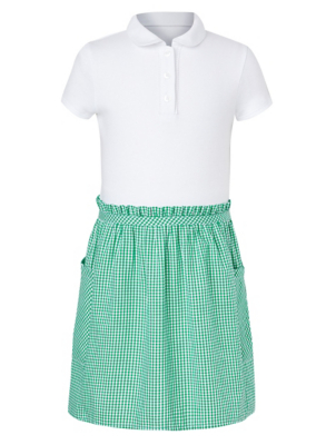 asda green pinafore