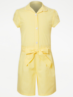 asda gingham school dress