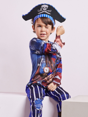 kids pirate costume asda