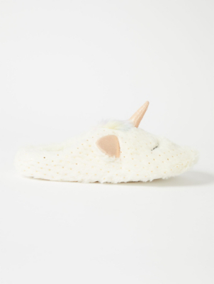 unicorn slippers asda