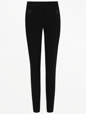 black skinny trousers size 6