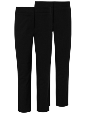 school black skinny trousers