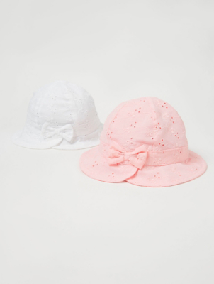 asda baby girl hats