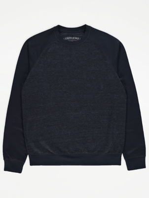 Navy Loungewear Sweatshirt | Men | George at ASDA