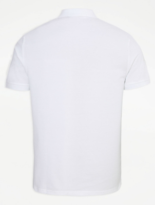 asda white polo shirts