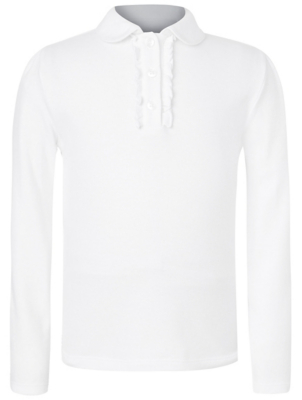 long sleeve polo shirts school