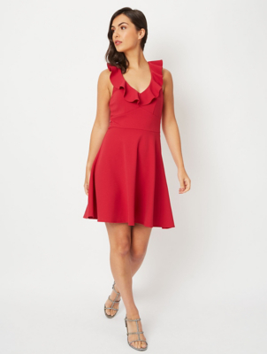 asda george red dress