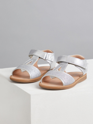 silver sandals asda