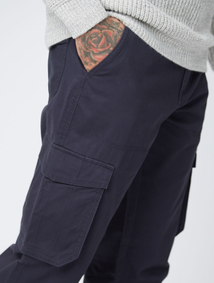 mens cargo trousers asda