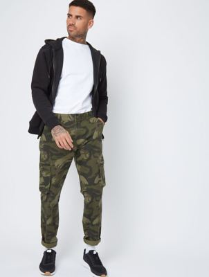 camo cargo pants mens