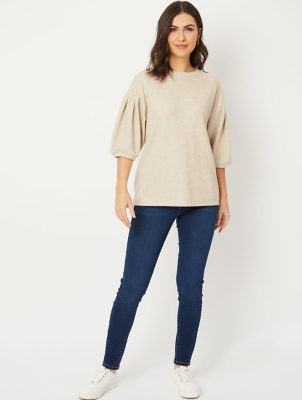 high waisted cut off jeans