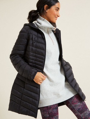 packable coat with hood