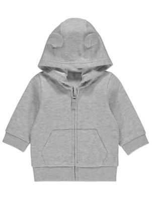 light gray zip up hoodie