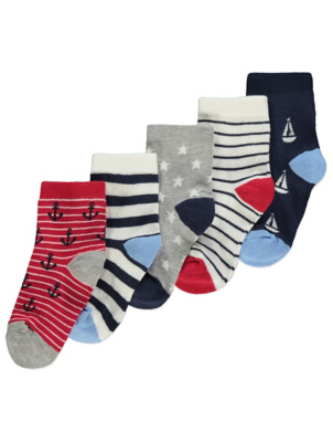 baby boy navy socks