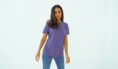 asda purple t shirt