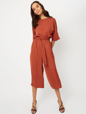 rust coloured jumpsuit