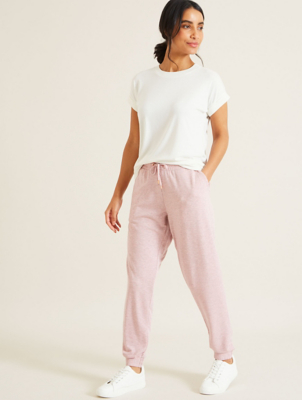 pale pink joggers