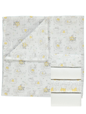 winnie the pooh muslin squares