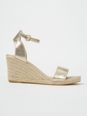 asda gold sandals