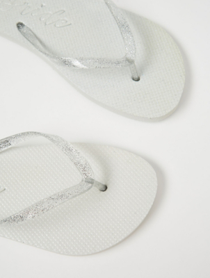 asda white sandals