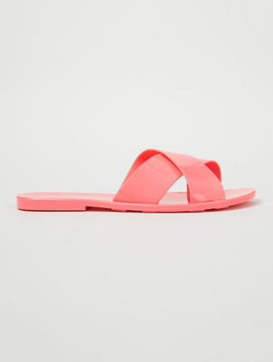 pink jelly mules