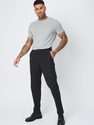 mens black chinos