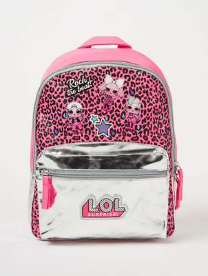 leopard print rucksack