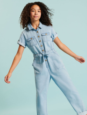 utility jumpsuit denim