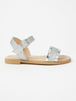 silver sandals asda