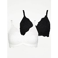 Post Surgery Lace Non Padded Non Wired Bras 2 Pack | Women | George at ASDA
