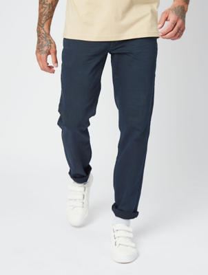 mens elasticated waist jeans asda