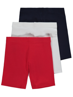 white cycling shorts asda