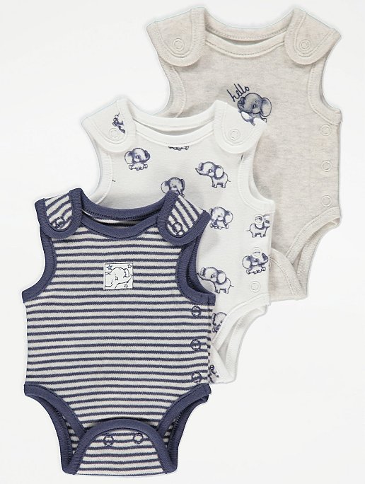 BNWT Tiny premature baby girls cotton twin pack of bodysuits