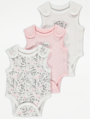 asda george baby vests