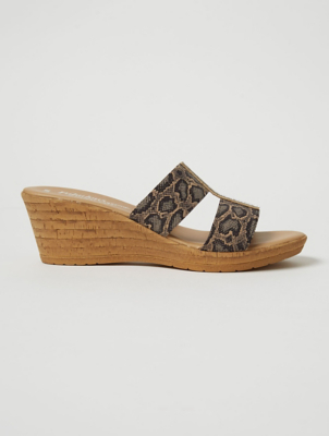 asda ladies wedge sandals