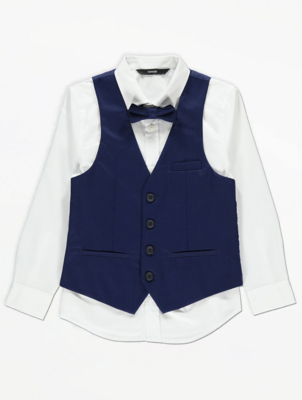 dark blue waistcoat