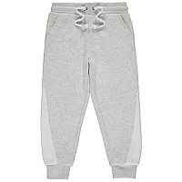 Pale Grey Marl Side Stripe Joggers | Kids | George at ASDA