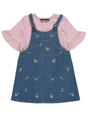 asda george pinafore dress