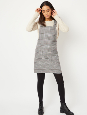 asda grey pinafore