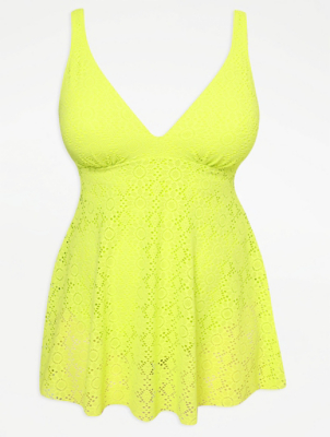 yellow swim dress